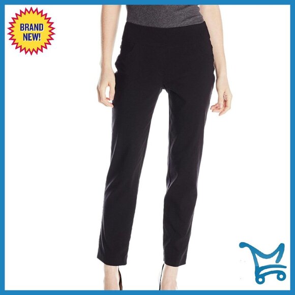 Pants - Super Stretch Pull-On Pants 30" Inseam Flat Front Casual Wear